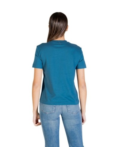 Calvin Klein Jeans t-shirt femme vert coton