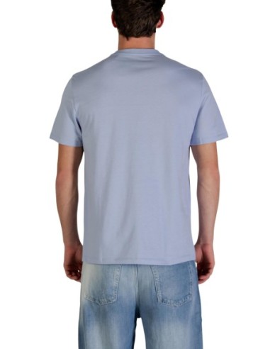 Calvin Klein Jeans t-shirt homme bleu azur coton