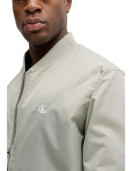 Calvin Klein Jeans veste homme verte zippée
