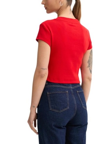 Calvin Klein Jeans t-shirt femme rouge
