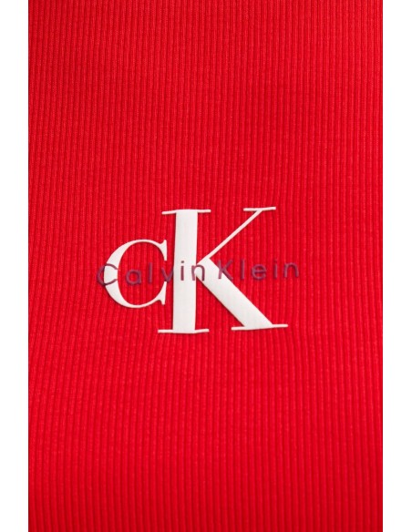 Calvin Klein Jeans t-shirt femme rouge