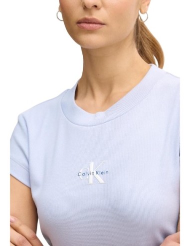 Calvin Klein Jeans t-shirt femme bleu azur