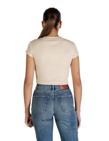 Calvin Klein Jeans t-shirt femme beige