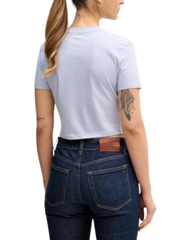 Calvin Klein Jeans t-shirt femme lilas imprimé
