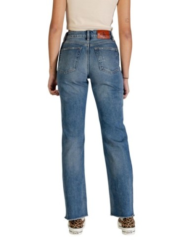 Calvin Klein Jeans jean femme bleu azur effet usé