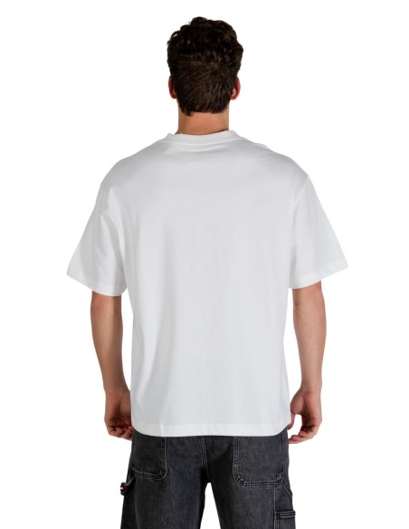 Calvin Klein Jeans t-shirt homme blanc imprimé