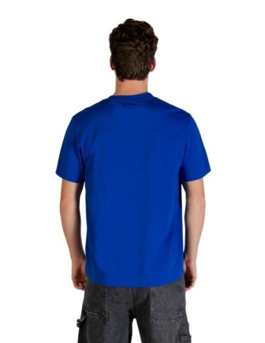 Calvin Klein Jeans t-shirt homme bleu coton