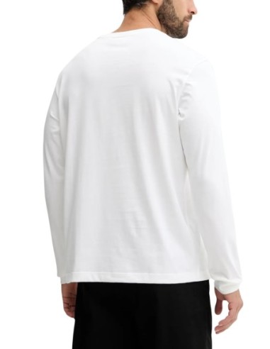 Calvin Klein Jeans t-shirt homme blanc manches longues