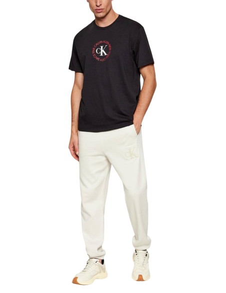Calvin Klein Jeans t-shirt homme noir imprimé coton
