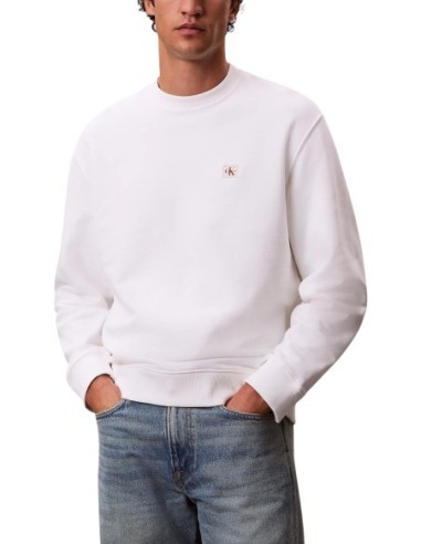 Calvin Klein Jeans sweat homme blanc