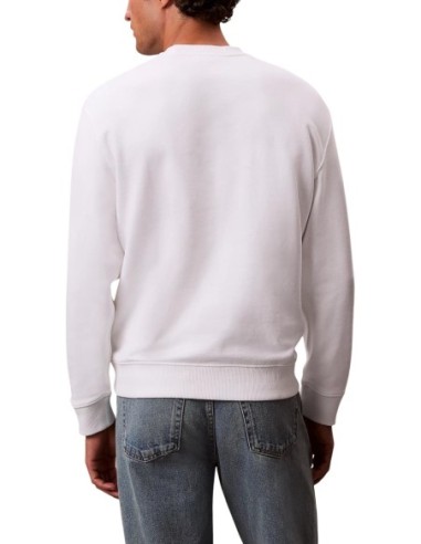 Calvin Klein Jeans sweat homme blanc