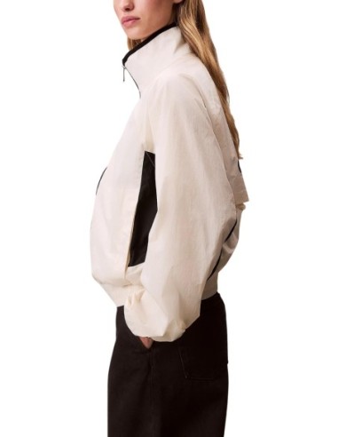 Calvin Klein Jeans veste femme blanche zippée