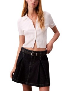 Calvin Klein Jeans jupe femme noire coton