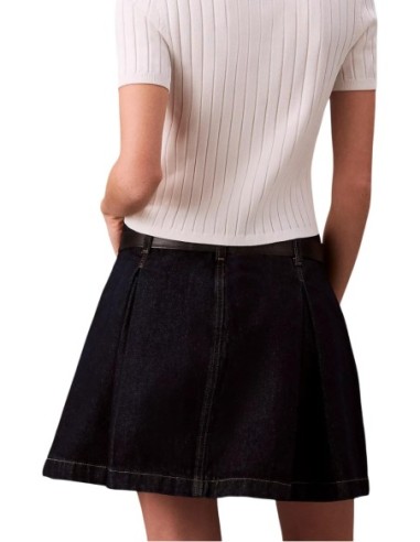 Calvin Klein Jeans jupe femme noire coton