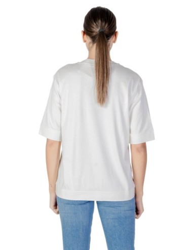 Calvin Klein Jeans t-shirt femme blanc coton