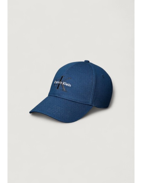 Calvin Klein Jeans casquette homme bleue coton bio