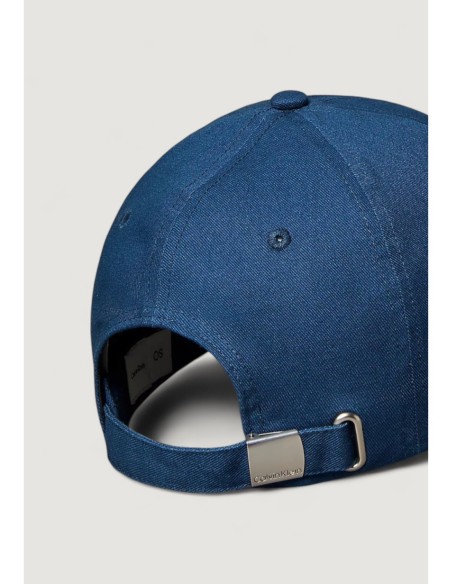 Calvin Klein Jeans casquette homme bleue coton bio