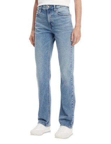 Calvin Klein Jeans jean femme bleu azur coton bio