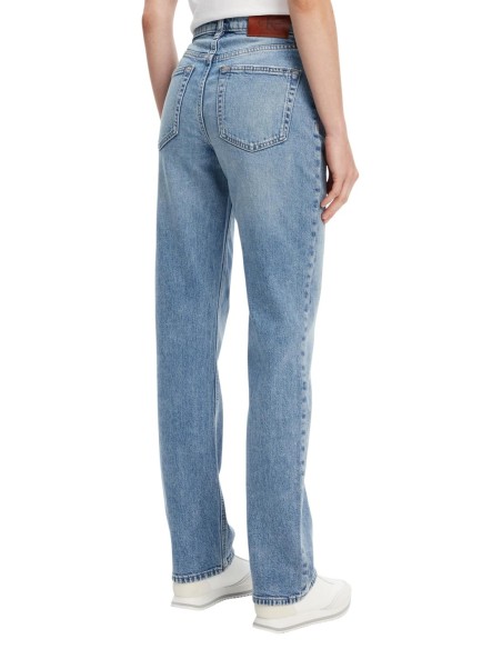 Calvin Klein Jeans jean femme bleu azur coton bio