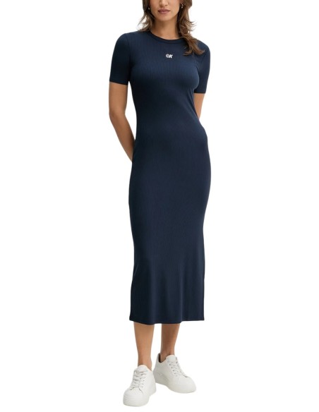 Calvin Klein Jeans robe femme bleue modal