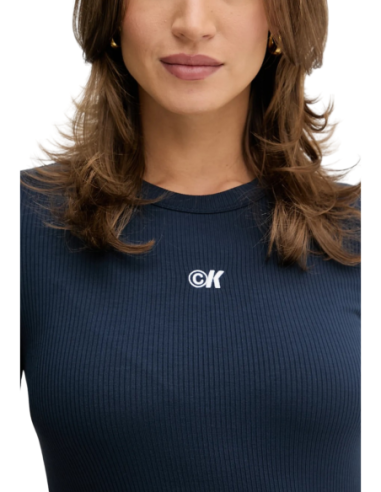 Calvin Klein Jeans robe femme bleue modal
