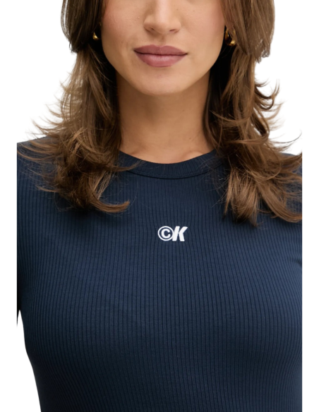 Calvin Klein Jeans robe femme bleue modal