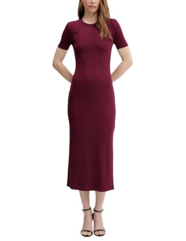Calvin Klein Jeans robe femme bordeaux modal