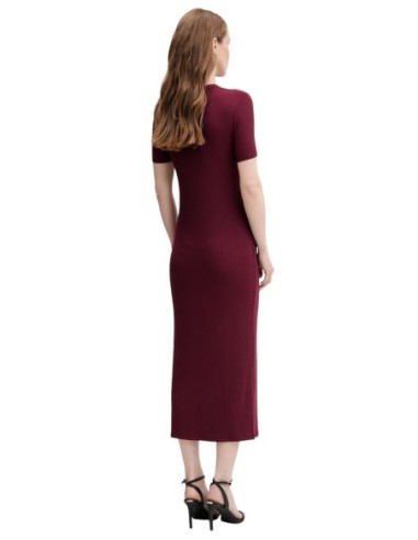 Calvin Klein Jeans robe femme bordeaux modal
