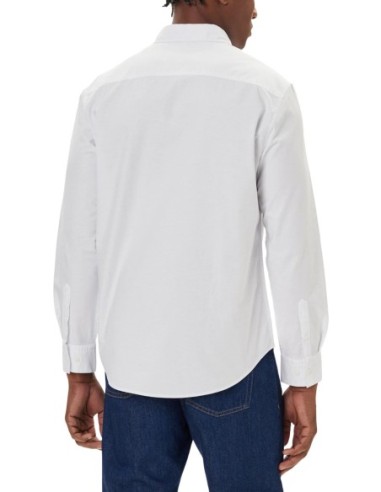 Calvin Klein Jeans chemise homme blanche coton stretch