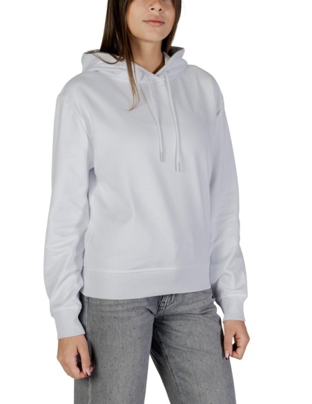 Calvin Klein Jeans sweat femme blanc capuche