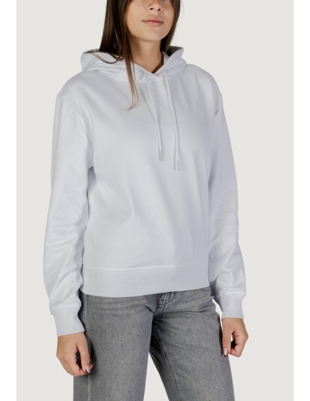 Calvin Klein Jeans sweat femme blanc capuche