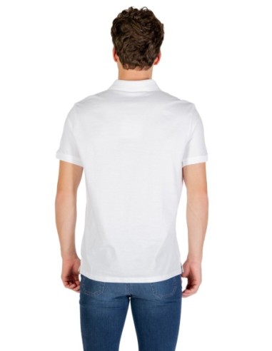 Calvin Klein Jeans polo homme blanc coton