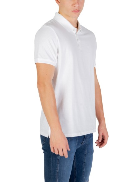 Calvin Klein Jeans polo homme blanc coton