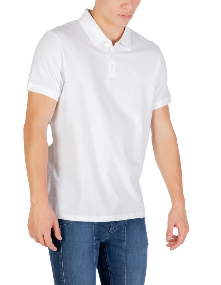 Calvin Klein Jeans polo homme blanc coton