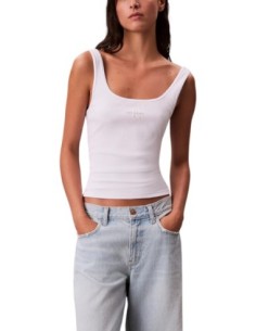 Calvin Klein Jeans débardeur femme blanc