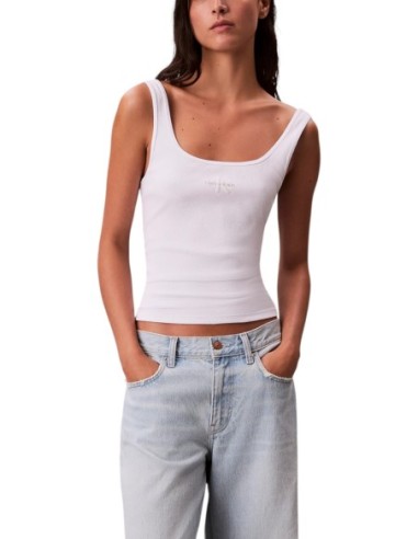 Calvin Klein Jeans débardeur femme blanc