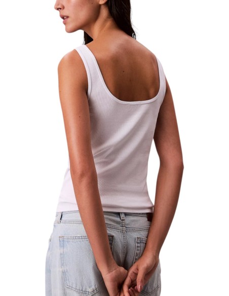 Calvin Klein Jeans débardeur femme blanc