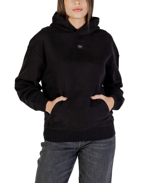 Calvin Klein Jeans sweat femme noir capuche