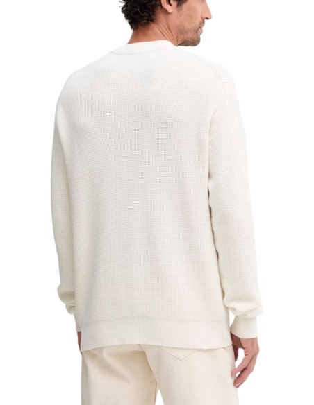 Calvin Klein Jeans pull homme beige coton