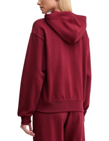 Calvin Klein Jeans sweat femme bordeaux zippé