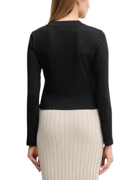 Calvin Klein Jeans pull femme noir imprimé