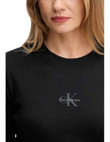 Calvin Klein Jeans pull femme noir imprimé
