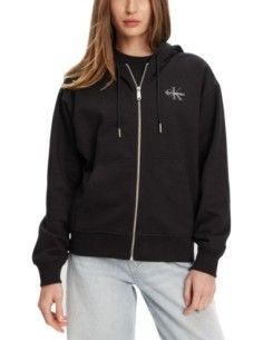 Calvin Klein Jeans sweat femme noir zippé