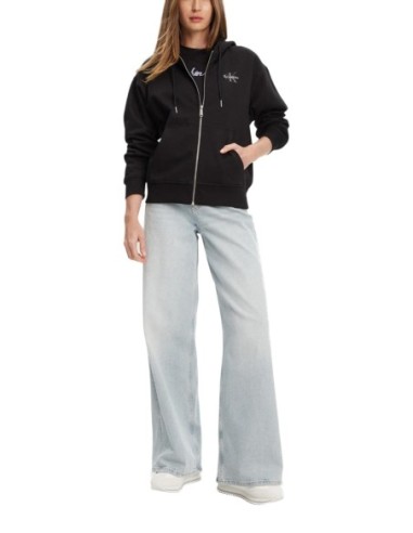 Calvin Klein Jeans sweat femme noir zippé