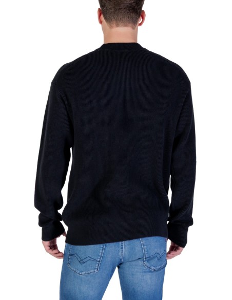 Calvin Klein Jeans pull homme noir coton