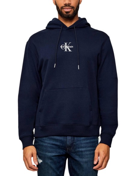 Calvin Klein Jeans sweat homme bleu capuche