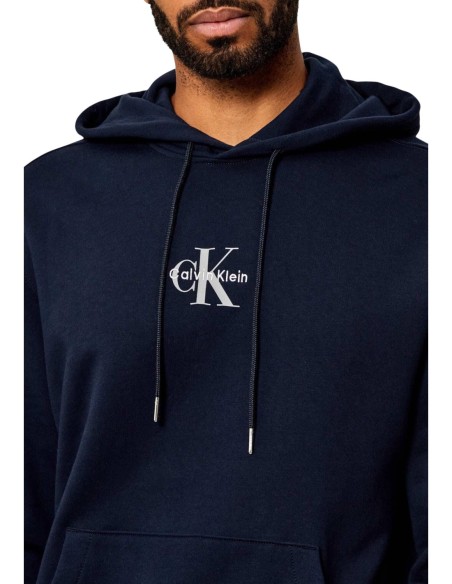 Calvin Klein Jeans sweat homme bleu capuche