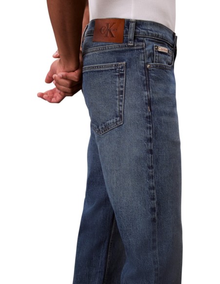 Calvin Klein Jeans jean homme bleu coton bio