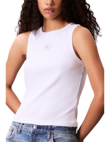 Calvin Klein Jeans débardeur femme blanc