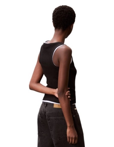 Calvin Klein Jeans débardeur femme noir